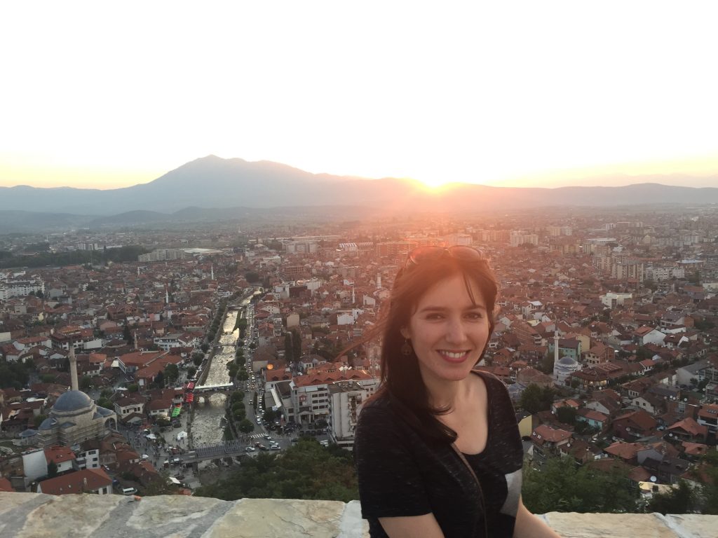 At the Prizren Castle, Kosovo
