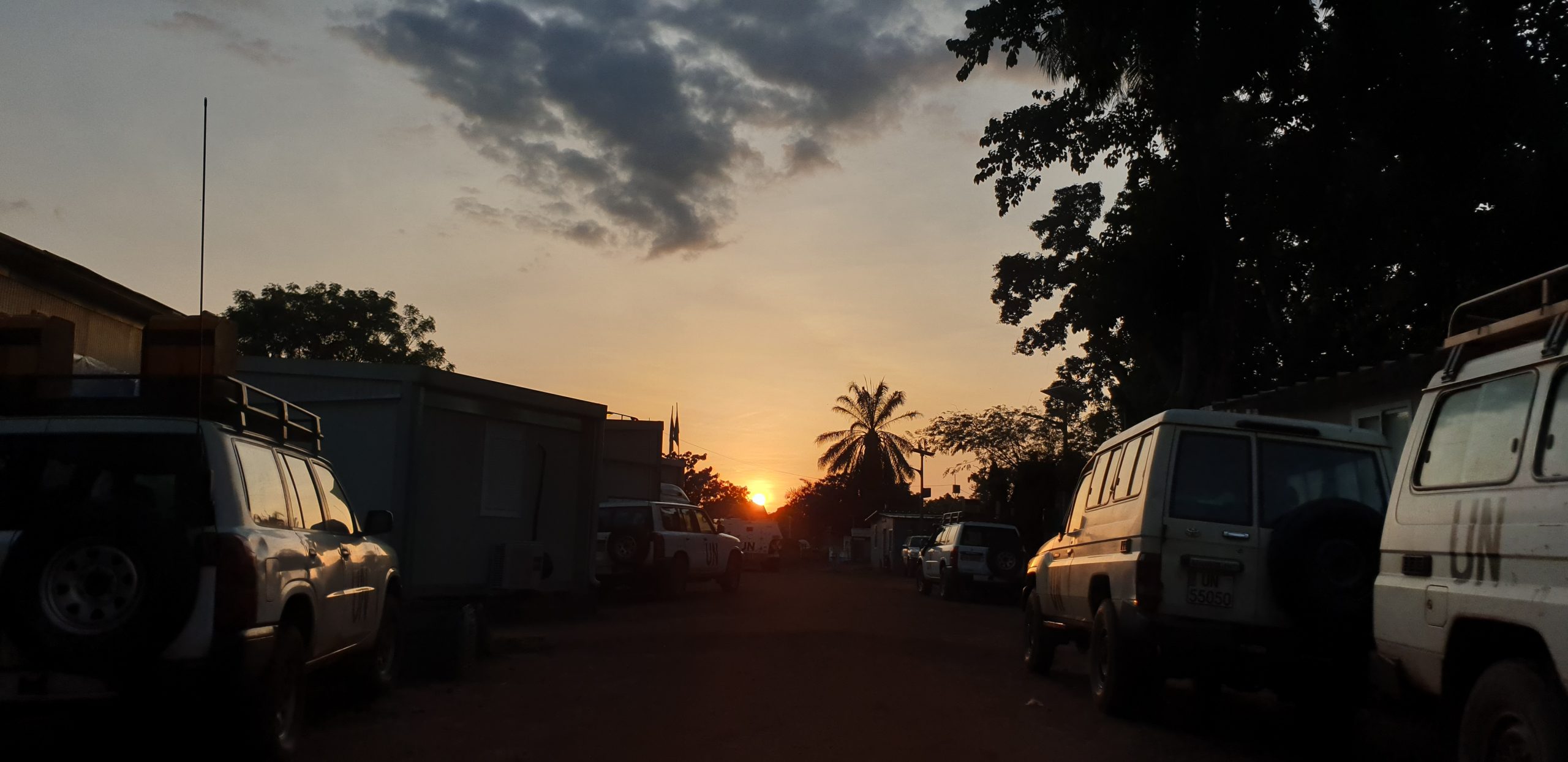 Sunset in Yambio, South Sudan